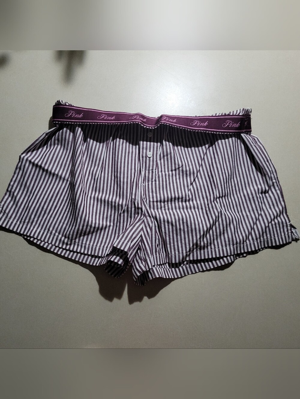 PINK Victoria's Secret  Striped Boxer Shorts